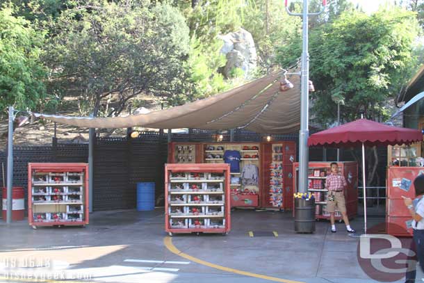 The Fly n Buy outside area had Planes merchandise.