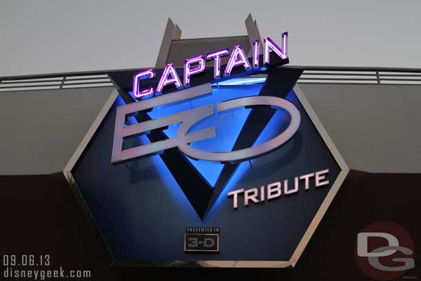 Rumor is Captain EO is closing next week.  Saw conflicting reports of just a renovation or permanent so thought I would visit one more time.