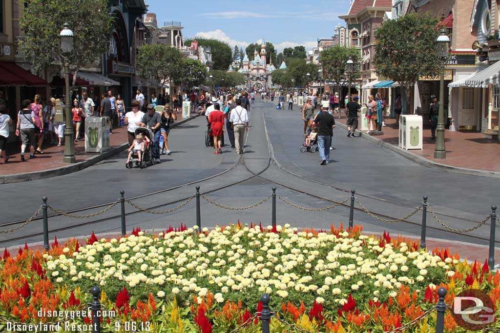 No pumpkins out on Main Street yet, but they will be up by next week.