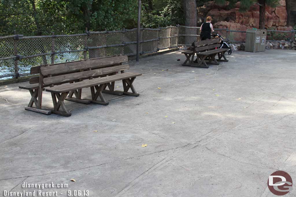 Plenty of safety nets are up now along the walkways.