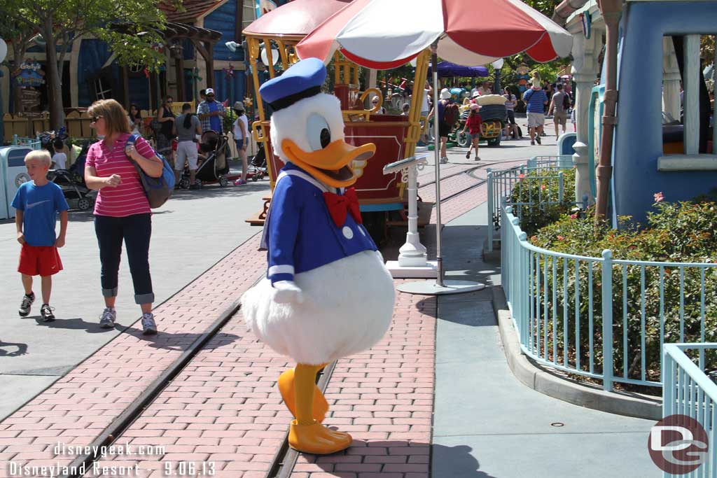 Donald passing by.