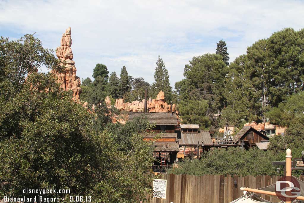 Went for a voyage on the Mark Twain to see if I could see anything new with Big Thunder.