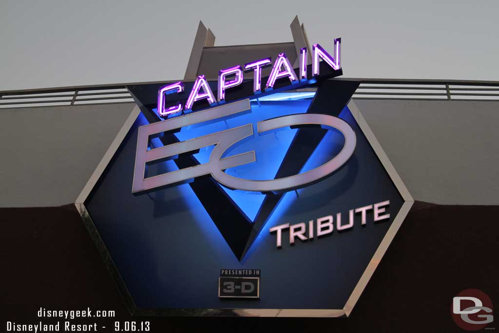 Rumor is Captain EO is closing next week.  Saw conflicting reports of just a renovation or permanent so thought I would visit one more time.