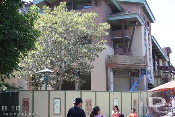 A check on the Starbucks progress in Downtown Disney.