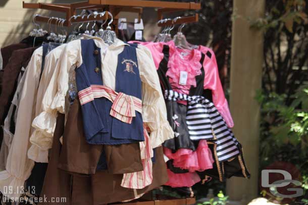 Some of the merchandise at Pirates League.