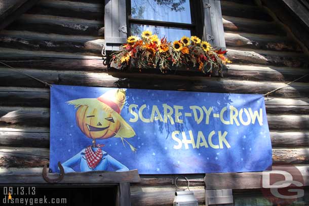 Stopped by the Scare-Dy-Crow Shack