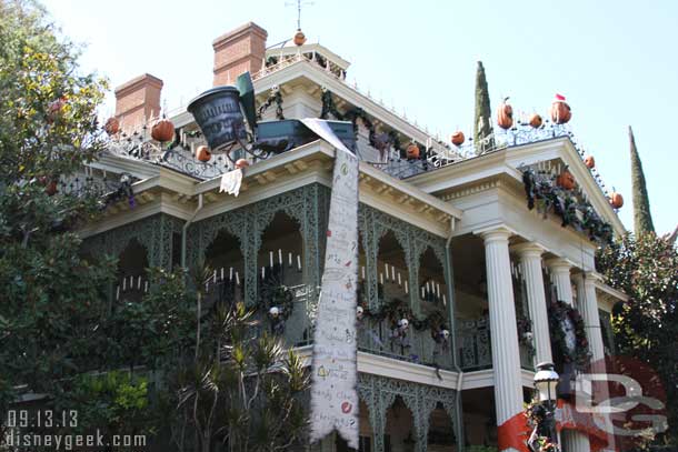 The Haunted Mansion Holiday is celebrating its 13th season this year.. and opening on Friday the 13 no less!