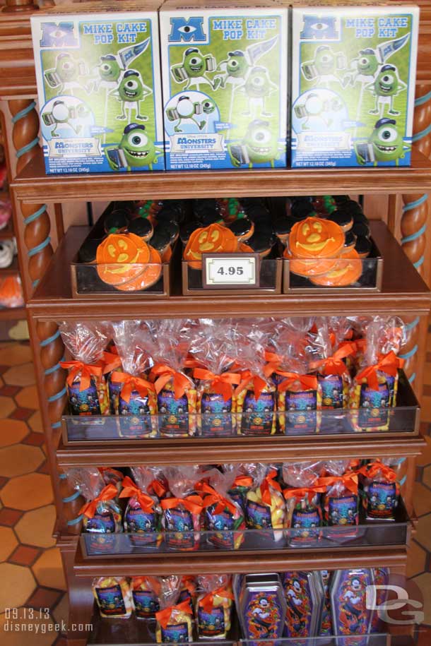 Halloween candy in Trolley Treats.