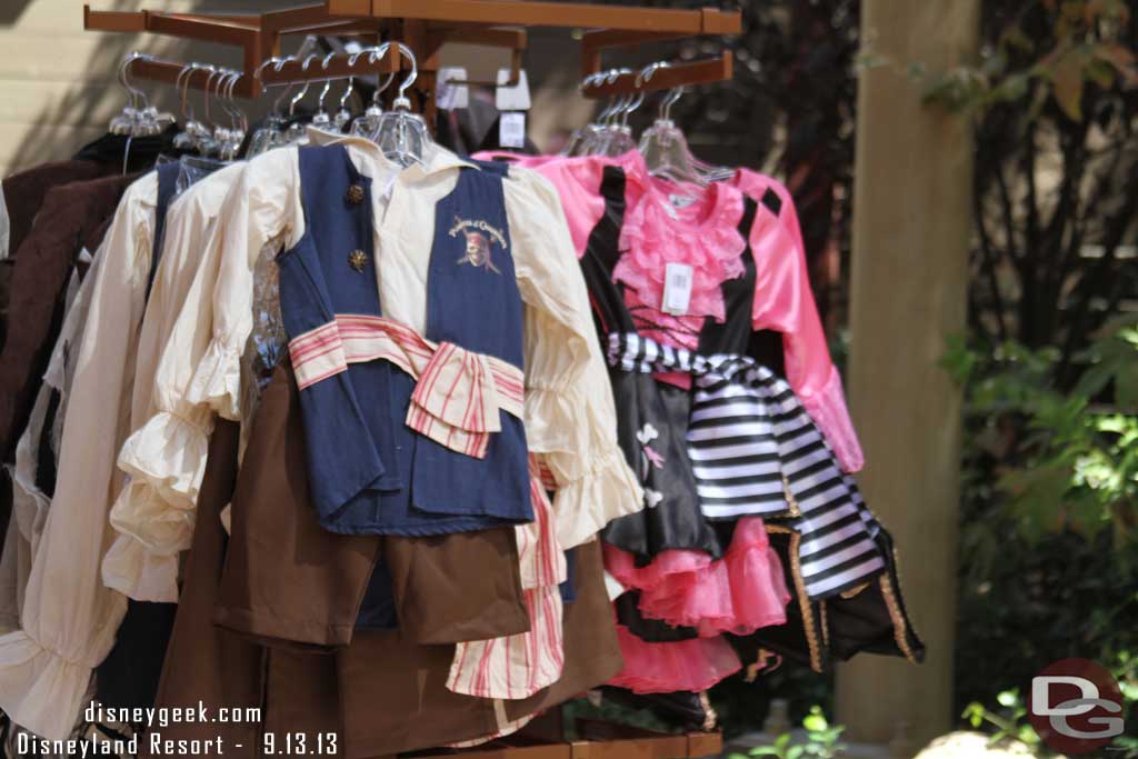 Some of the merchandise at Pirates League.