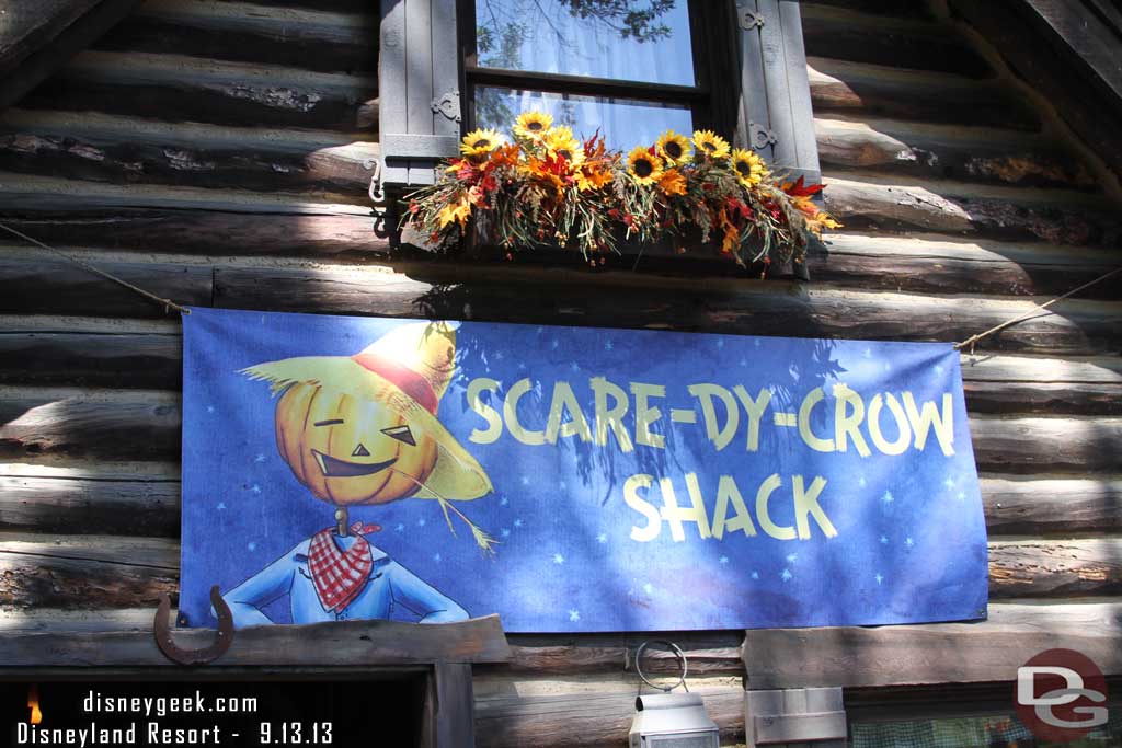 Stopped by the Scare-Dy-Crow Shack