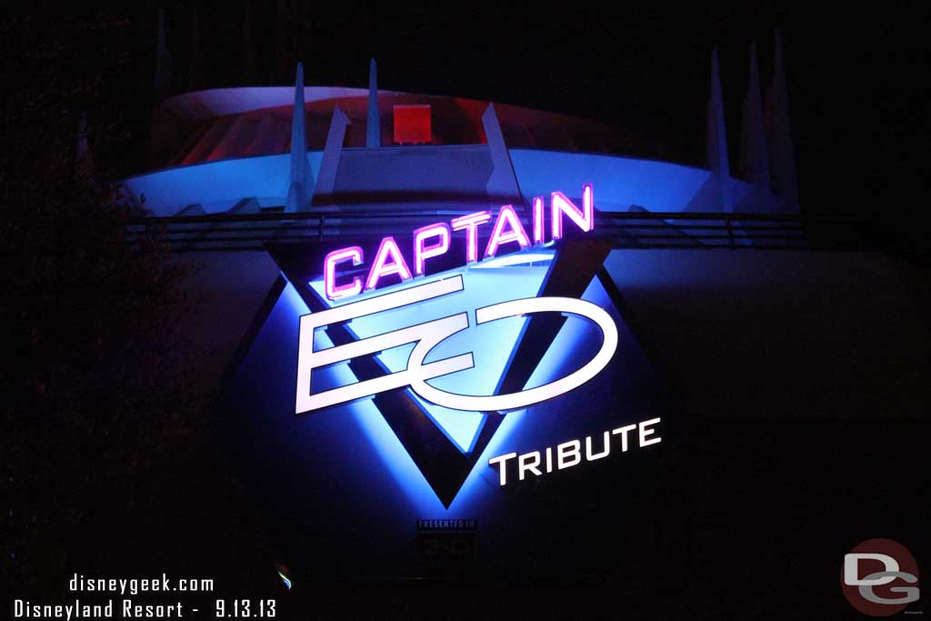 Seems the internet was not correct.. and I spread the mis information... Captain EO was still open on Friday.