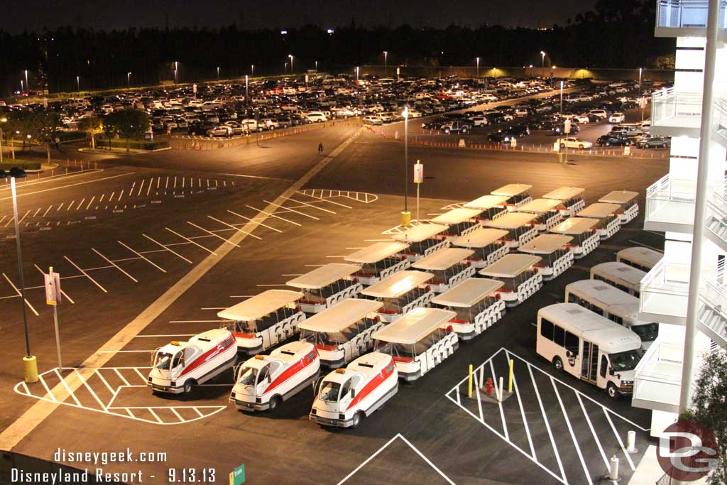 The Pinocchio lot had some cars parked on it this evening.