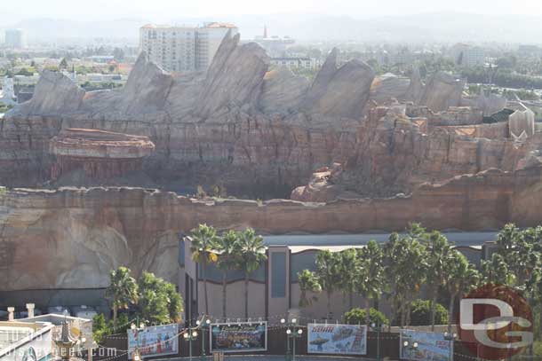 Ornament valley, a little hazy this morning.