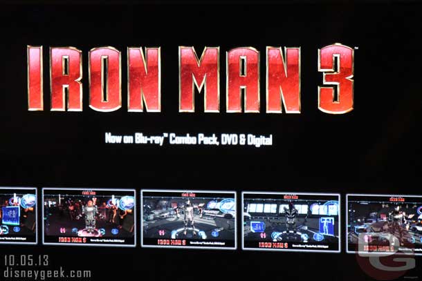 Iron Man is still around.. plugging the home video release now.