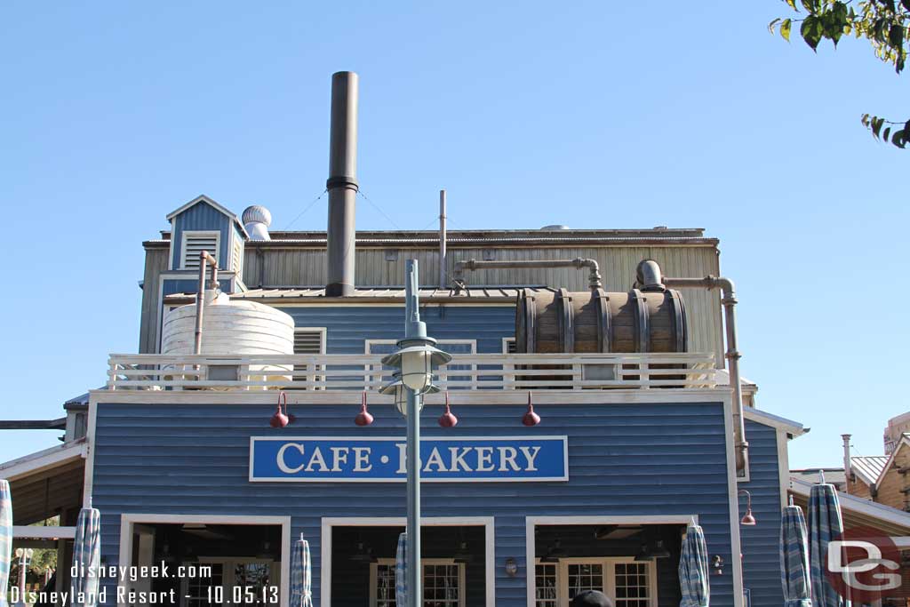 The Wharf facade work looks to be complete.