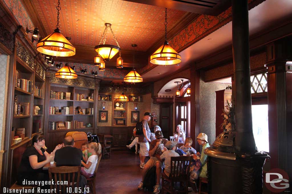 The old Disneyana store is now the Book Rest, and it contains a handful of tables.