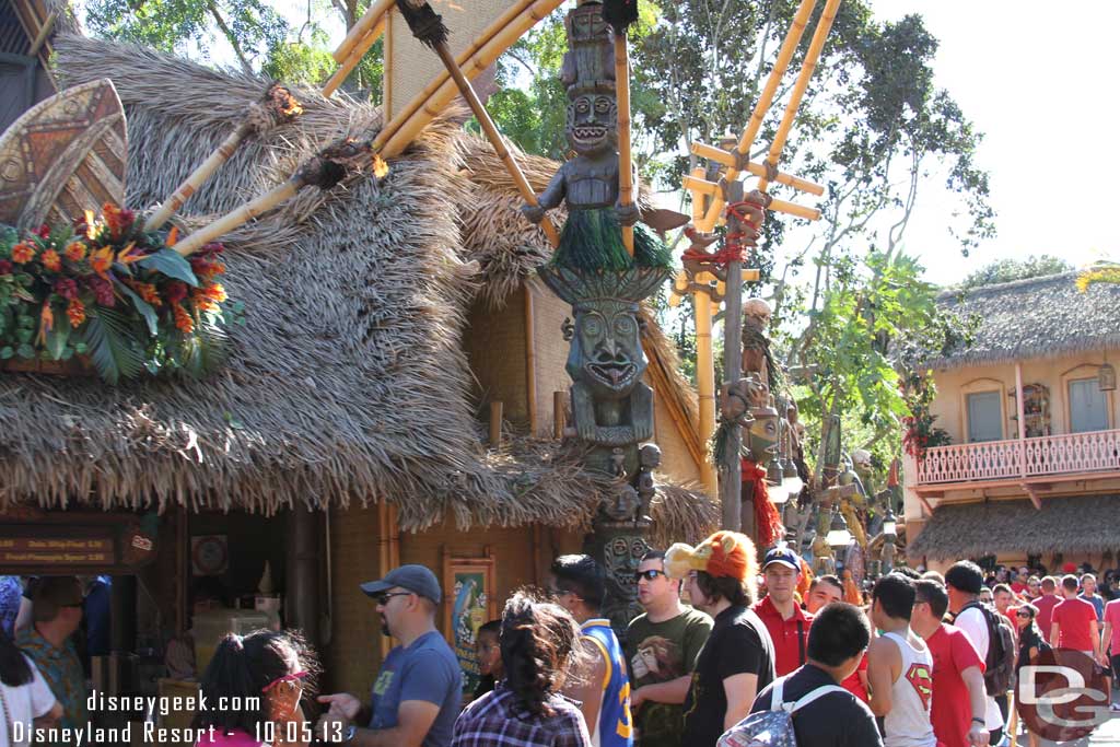 The Dole Whip line was long, it should be on the line board :)