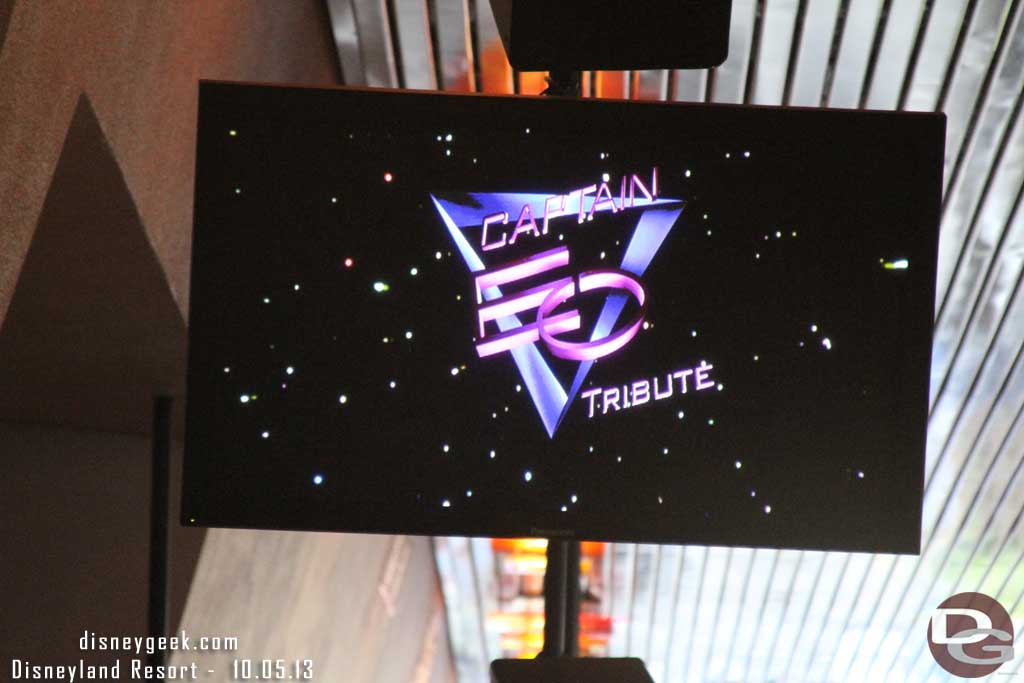 Captain EO is still running.