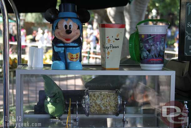 The current popcorn container offerings.