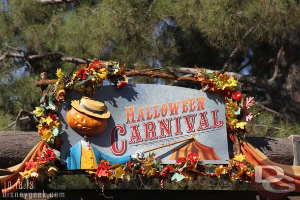 Next stop the Halloween Carnival.