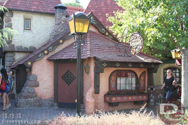 Read that the Frozen gang may be moving into this space and the Tangled crew to the Fantasy Faire.