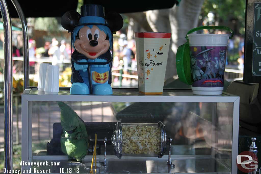 The current popcorn container offerings.