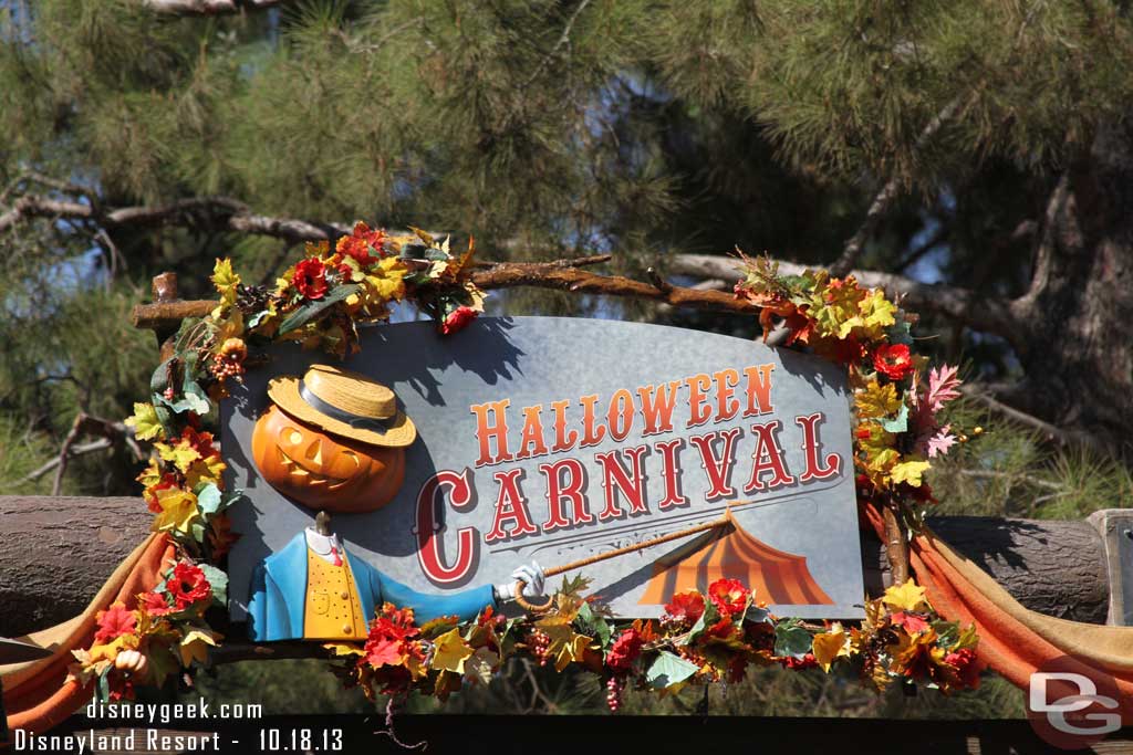 Next stop the Halloween Carnival.