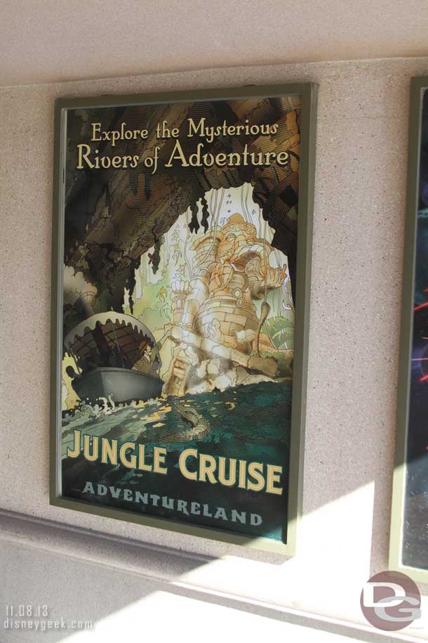 Wonder if the Jingle Cruise poster will replace this next week?