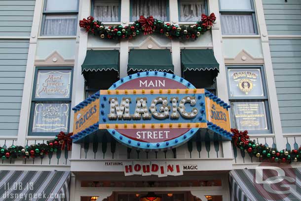 Last week Tony Baxter received a window on Main Street (on the left)