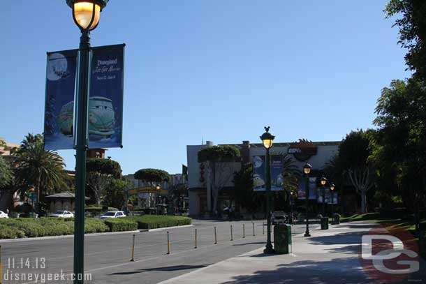 Arriving at the Disneyland Resort today, I walked through Downtown Disney.