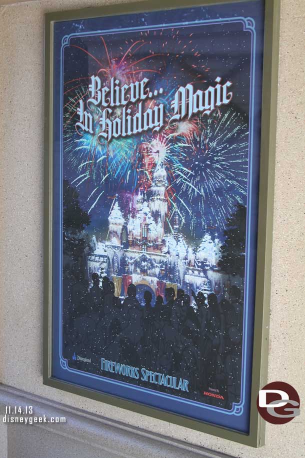 Also the Believe in Holiday Magic poster is up.