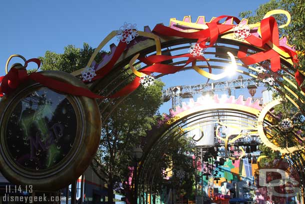 The Mad T Party has some decorations too.