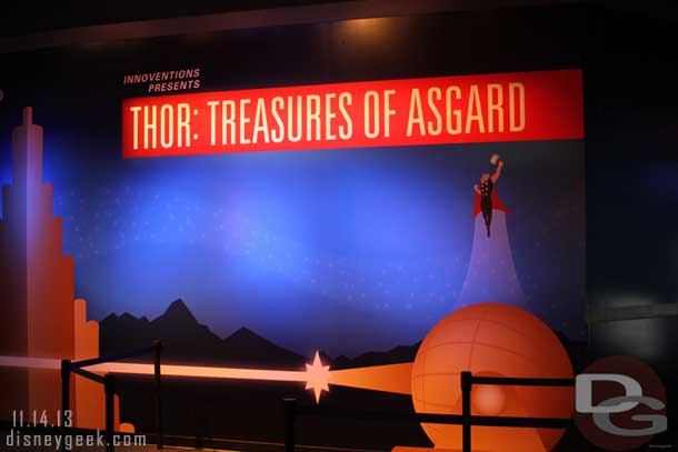 Thor: Treasures of Asgard is located on the second floor, next to the Iron Man area.