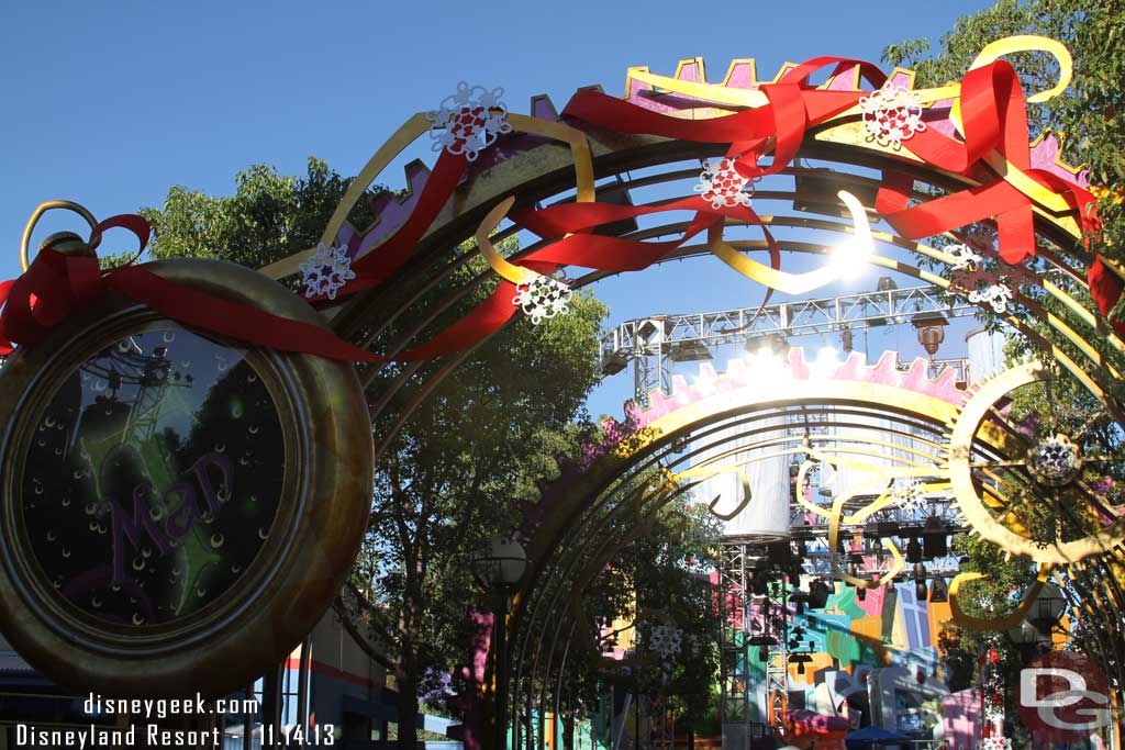 The Mad T Party has some decorations too.