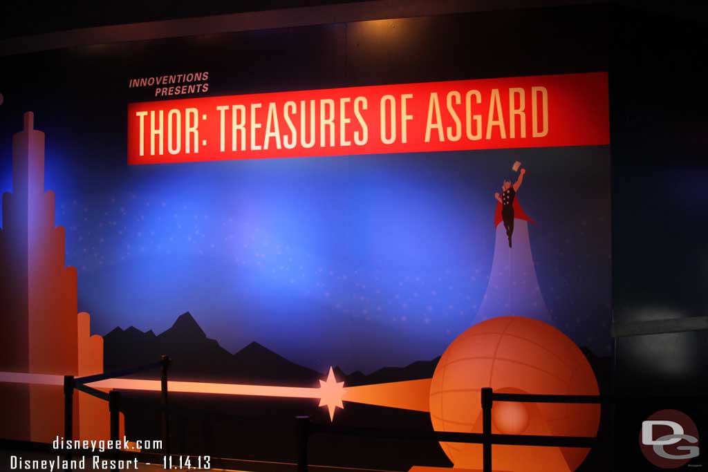 Thor: Treasures of Asgard is located on the second floor, next to the Iron Man area.