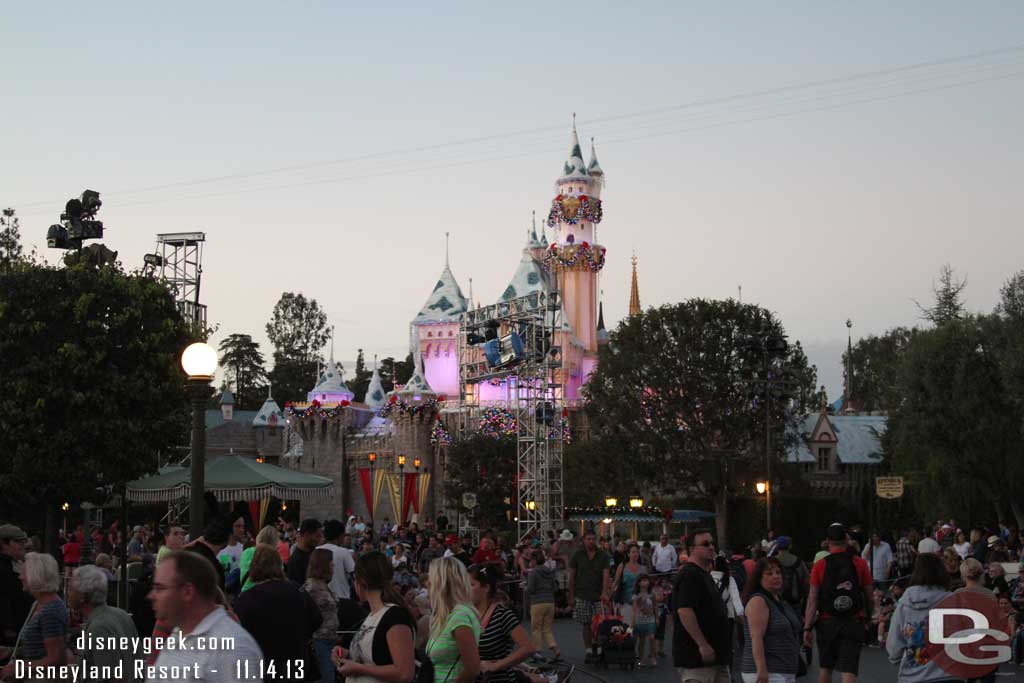 Found a spot for A Christmas Fantasy Parade.