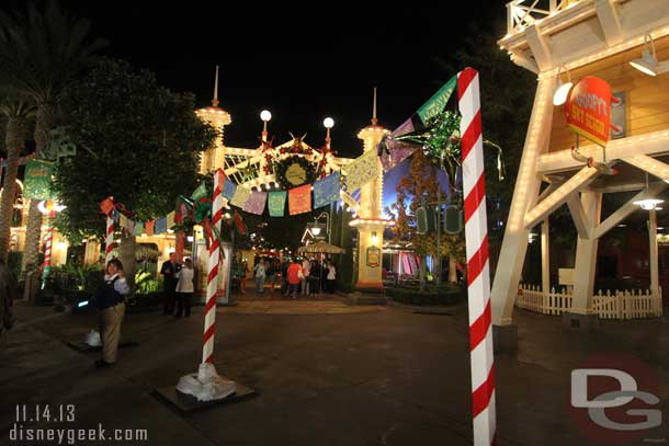 After the World of Color - Winter Dreams premiere there was a reception at Viva Navidad!  This is the celebration going on this holiday season at Paradise Gardens.