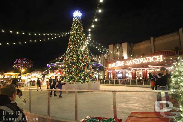 Olafs Ice Rink in the Winter Village at Downtown Disney