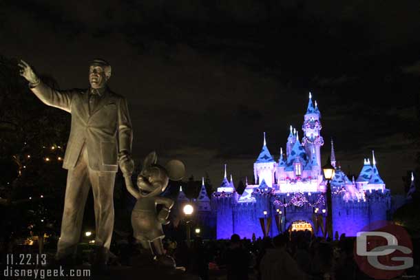 Back to Disneyland in time for the Wintertime Enchantment Holiday Lighting of Sleeping Beauty Winter Castle