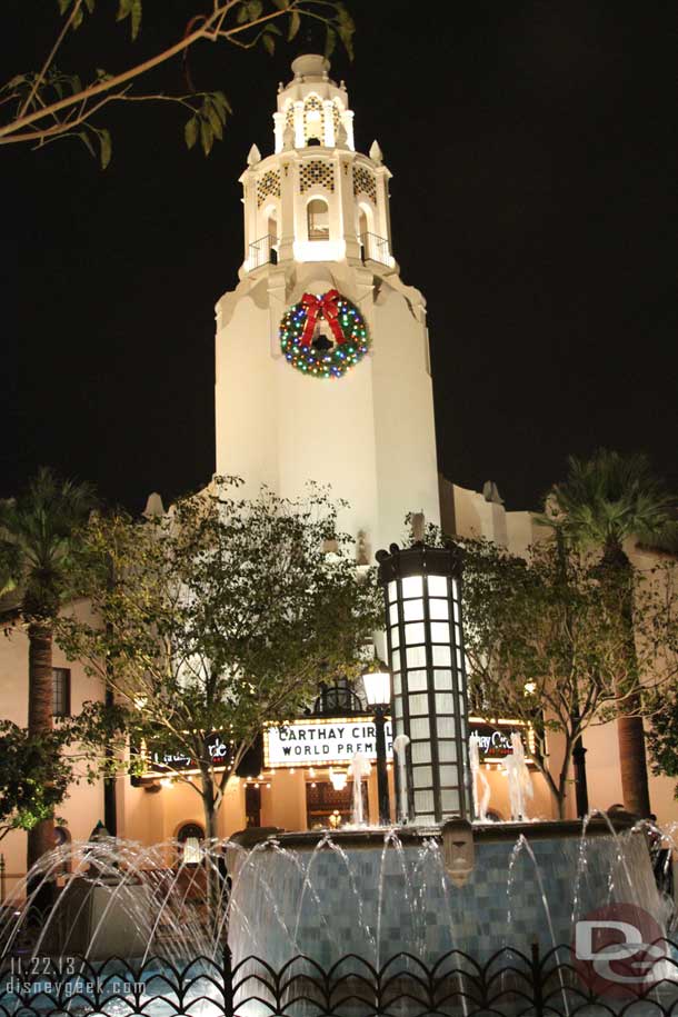 Carthay Circle this evening.