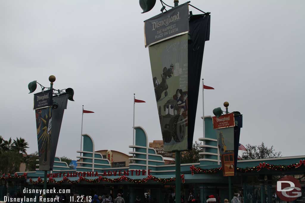 Thought they may switch out the banners in the Esplanade for the holidays this year.. seems like these have been up a long time, since June 2012 when DCA relaunched more or less.