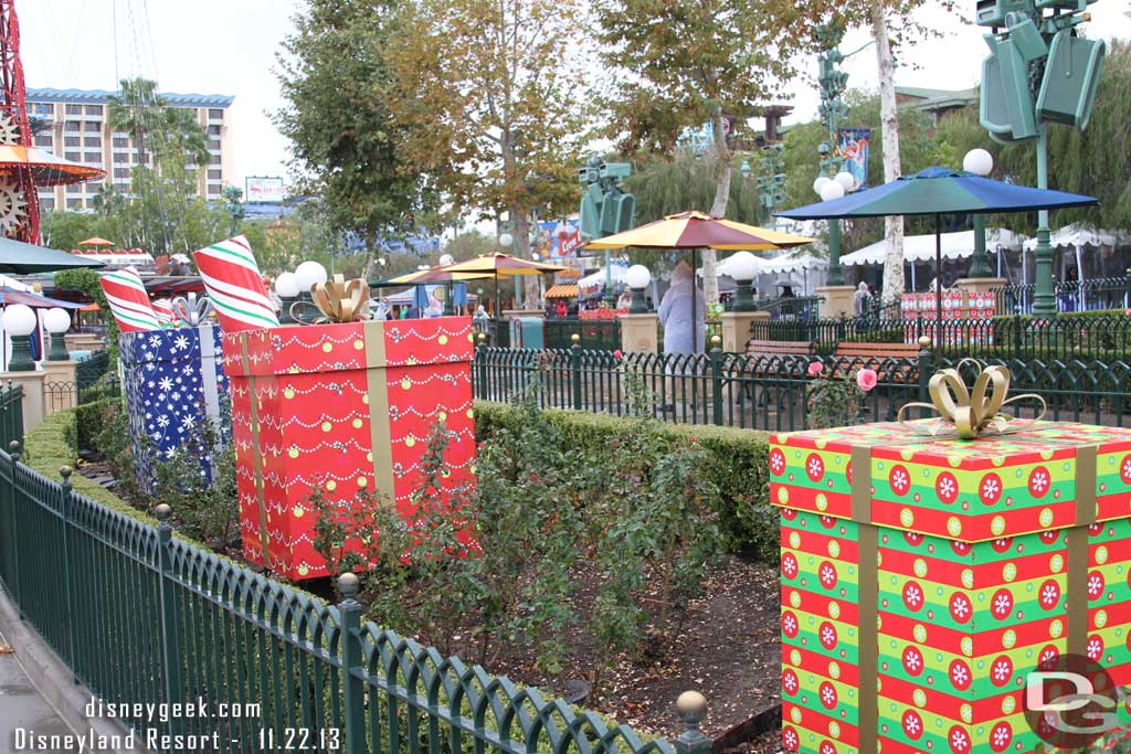 Some day time pictures of the presents around Paradise Gardens for Winter Dreams.