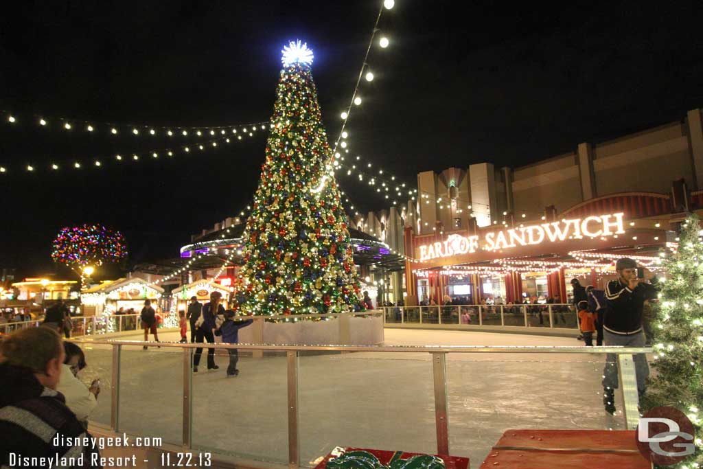 Olafs Ice Rink in the Winter Village at Downtown Disney