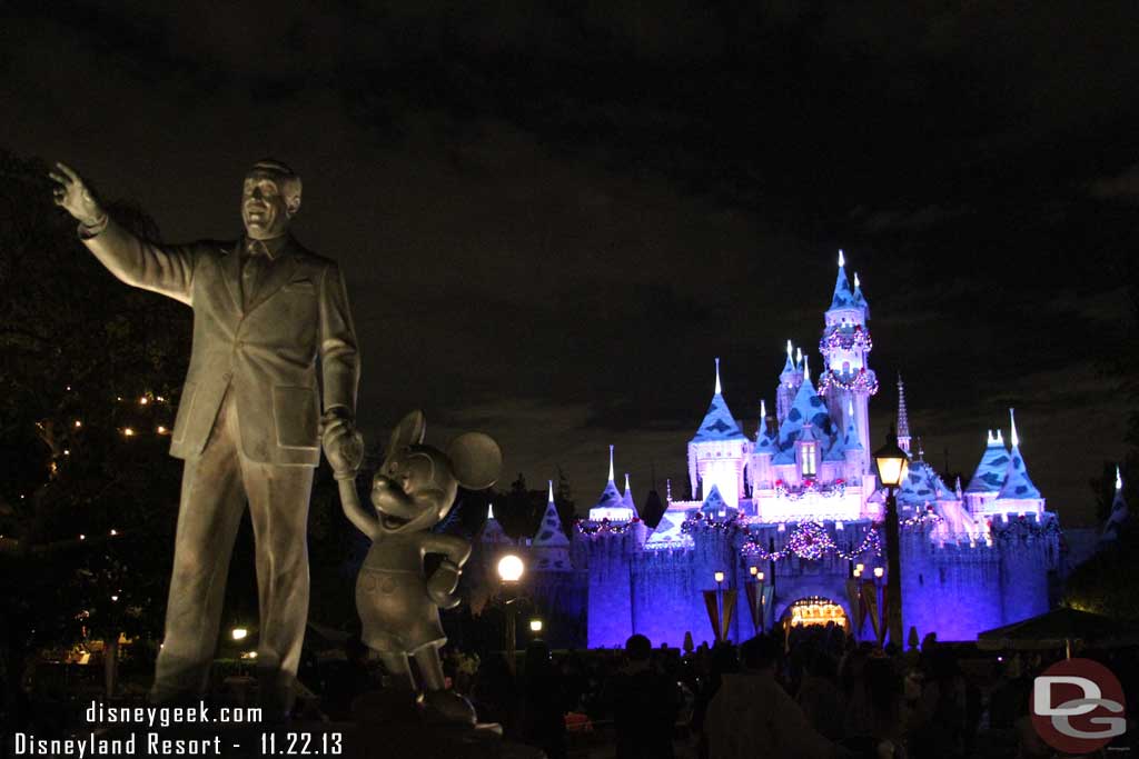 Back to Disneyland in time for the Wintertime Enchantment Holiday Lighting of Sleeping Beauty Winter Castle