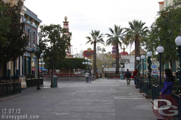 Heading out toward the Pier.