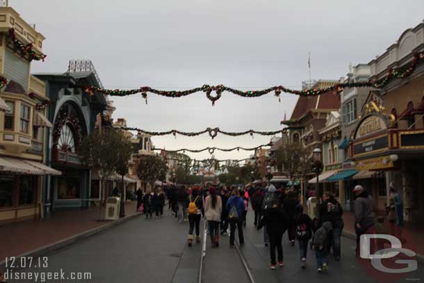 Making my way down Main Street USA