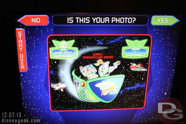 Went for a spin on Buzz and had a great score, but somehow it lost my picture..  oh well.