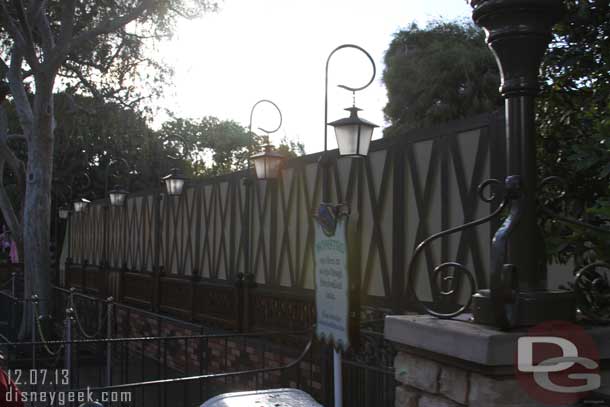 The Storybook Canal was closed for renovation.