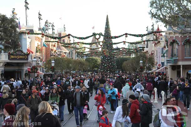 Main Street was alive with activity.