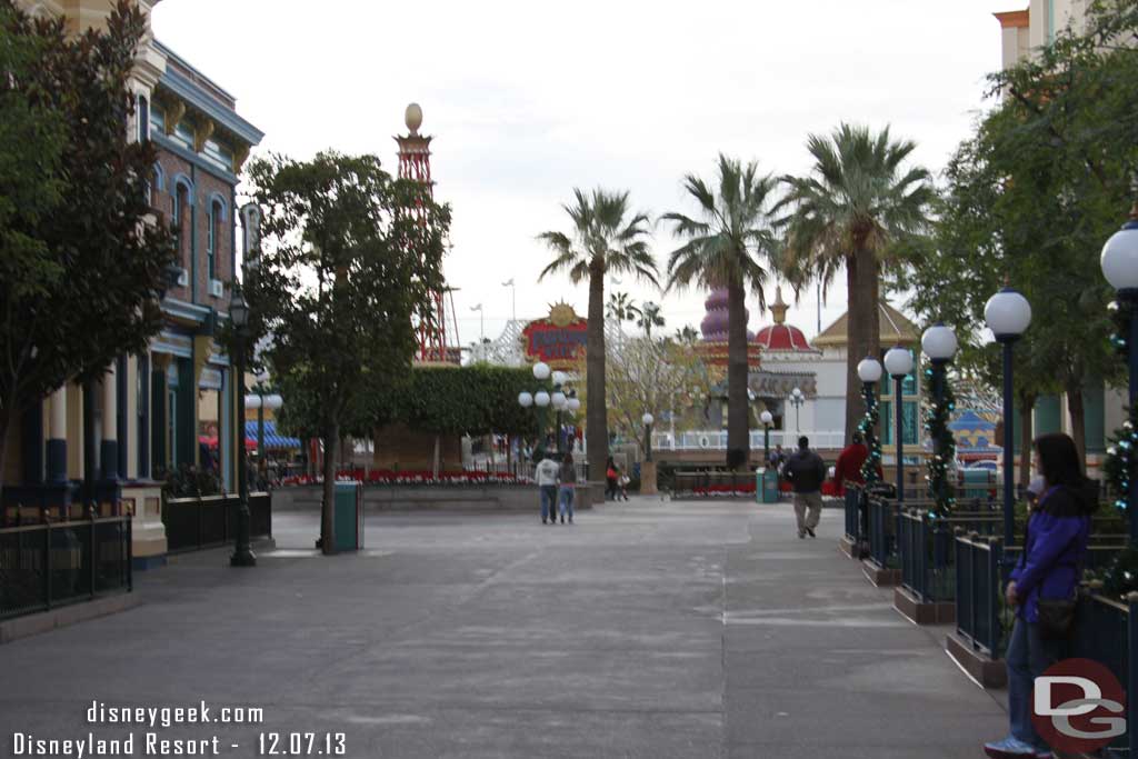 Heading out toward the Pier.